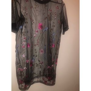 Flora mesh shirt